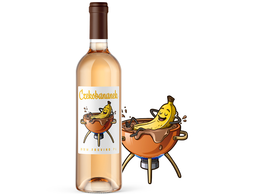 Czekobananek 0,75l Specjał bananowy z czekoladą | 11% alk.