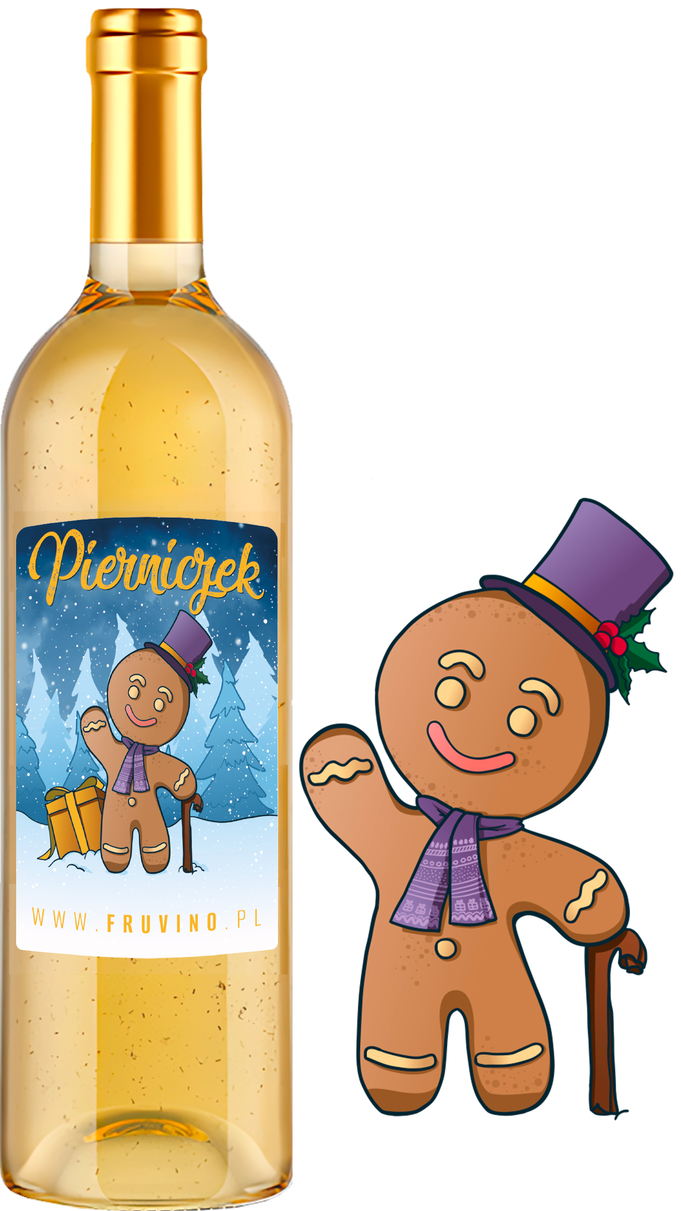 Pierniczek 0,75l  Piernikowy specjał 11,5% alk.